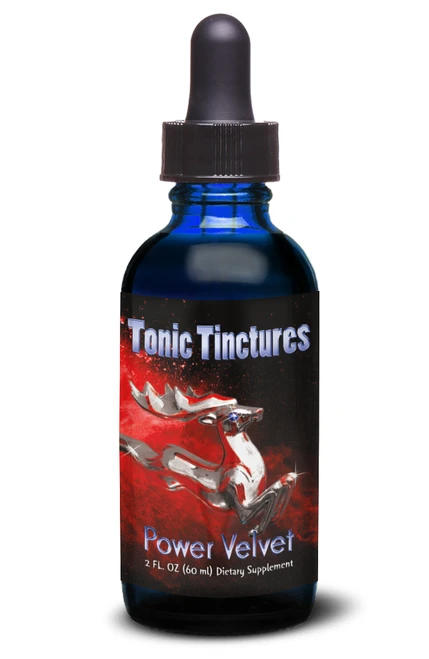 Tonic Tinctures Power Velvet Liquid Extract Bottle