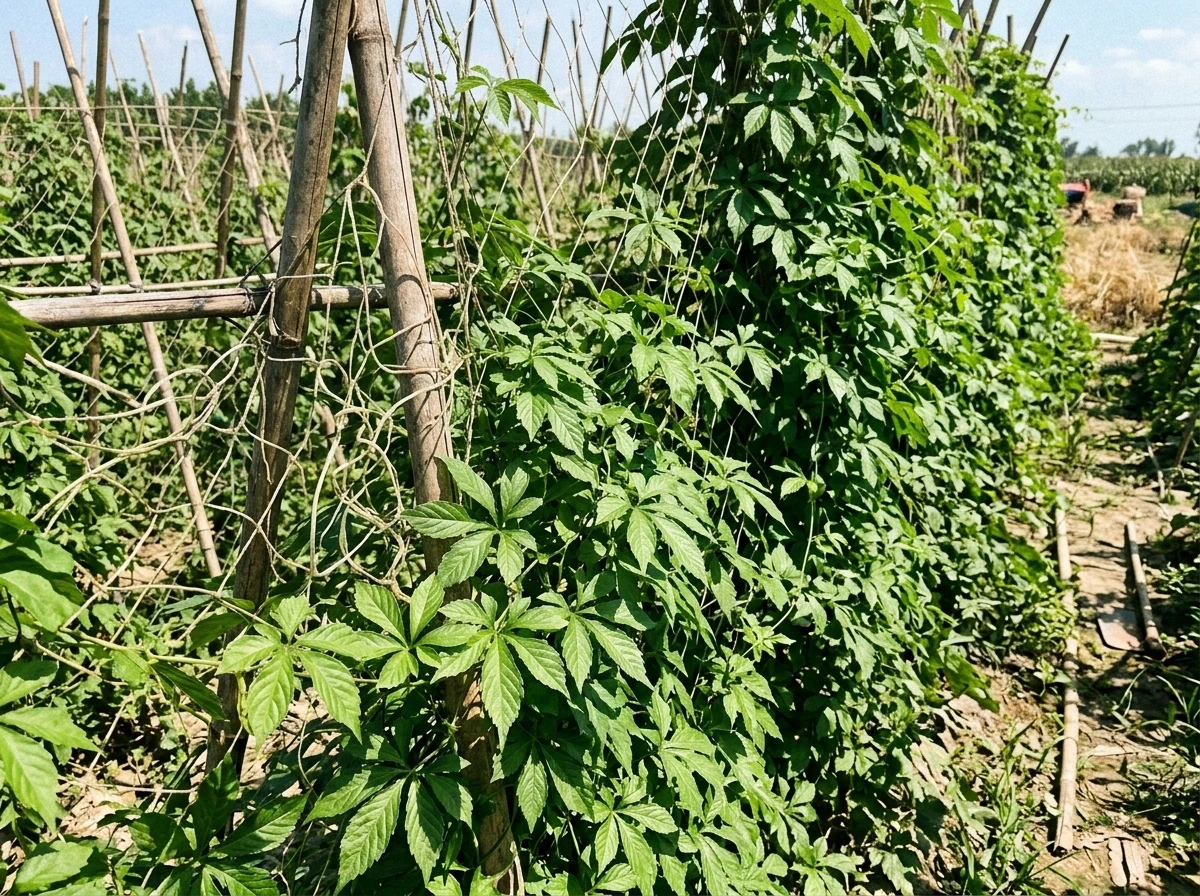 Jiaogulan growing in natural environment