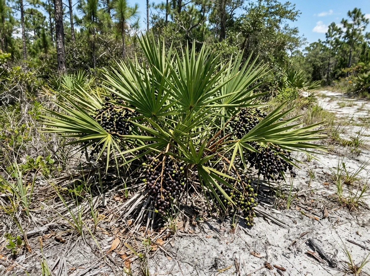 Saw Palmetto growing wild