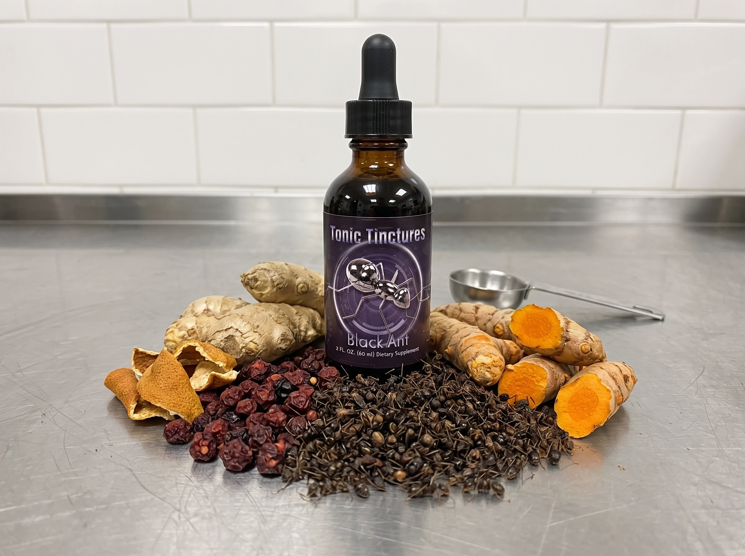 Raw botanicals for Black Ant formulation