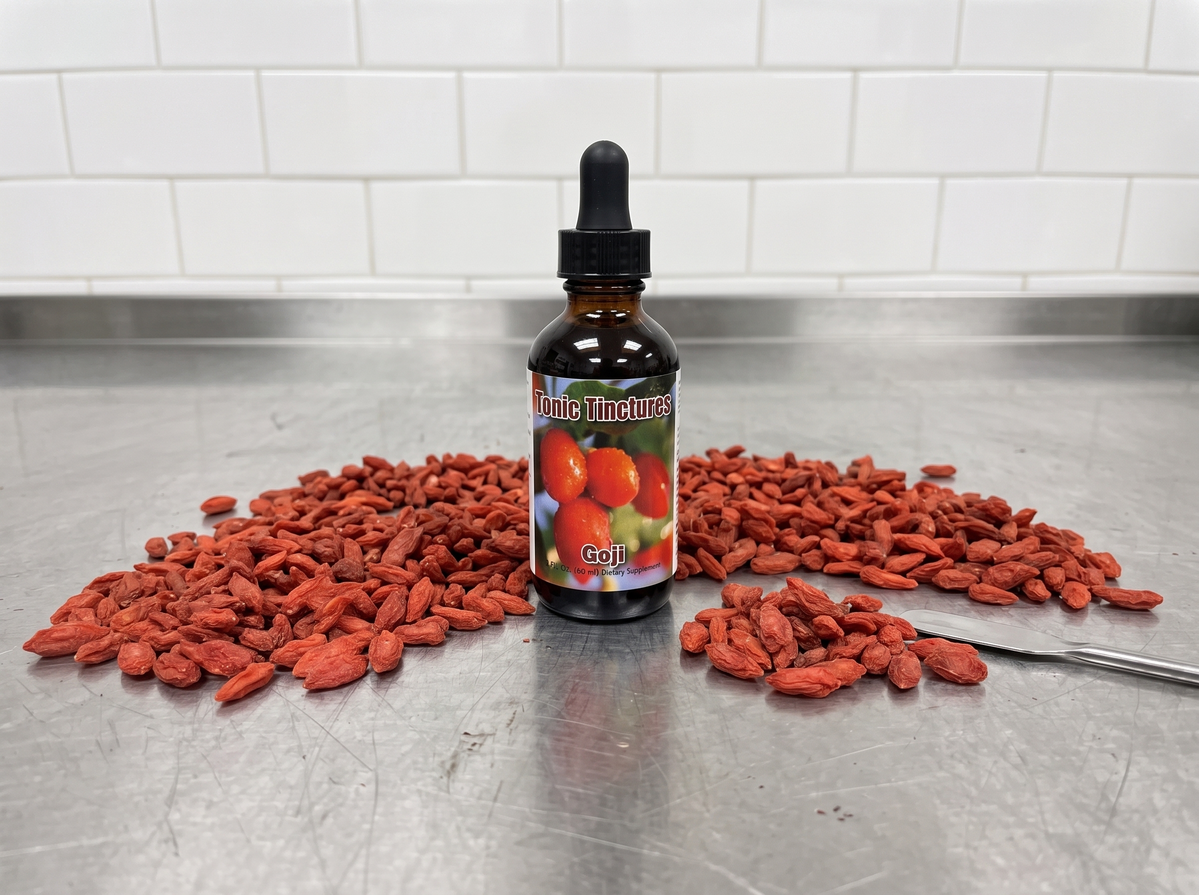 Goji formulation with raw ingredients