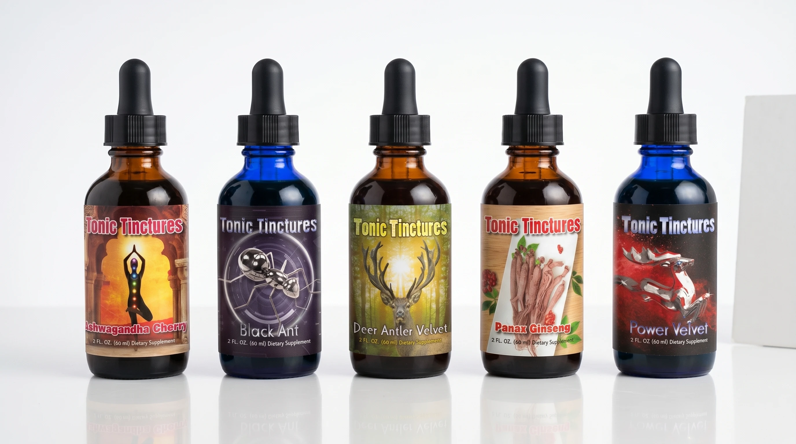 Tonic Tinctures Botanical Extracts
