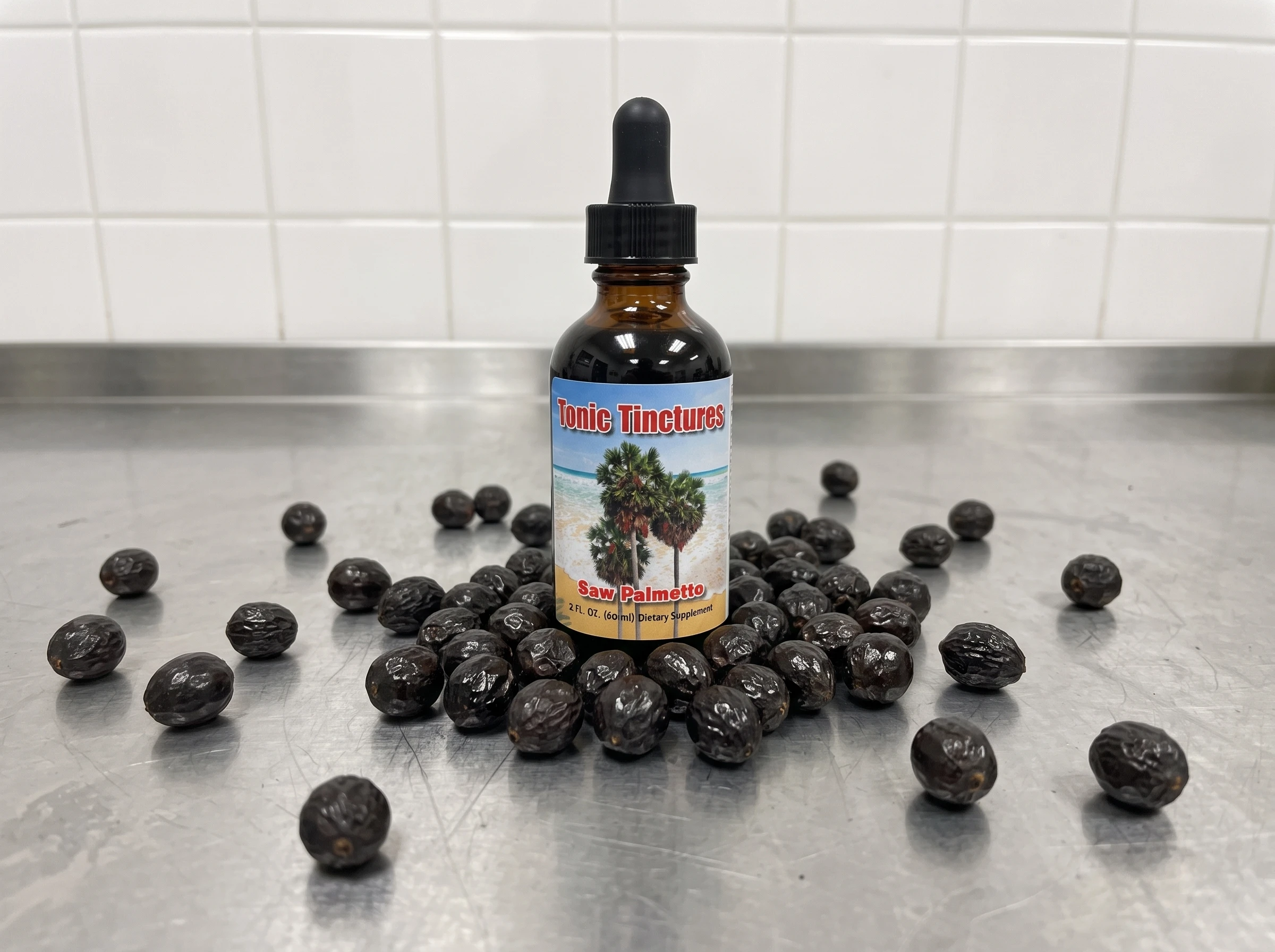 Saw Palmetto formulation with raw ingredients