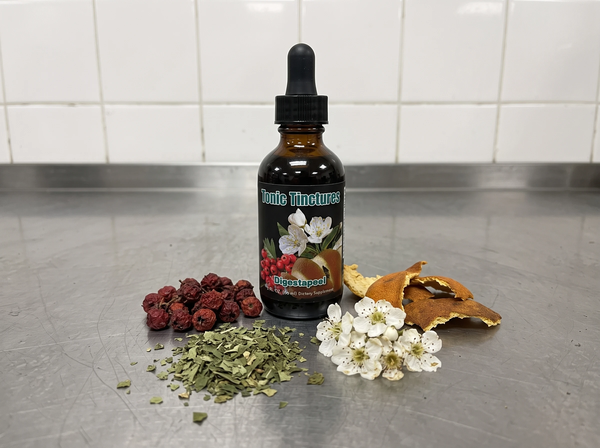 Digestapeel formulation with raw ingredients