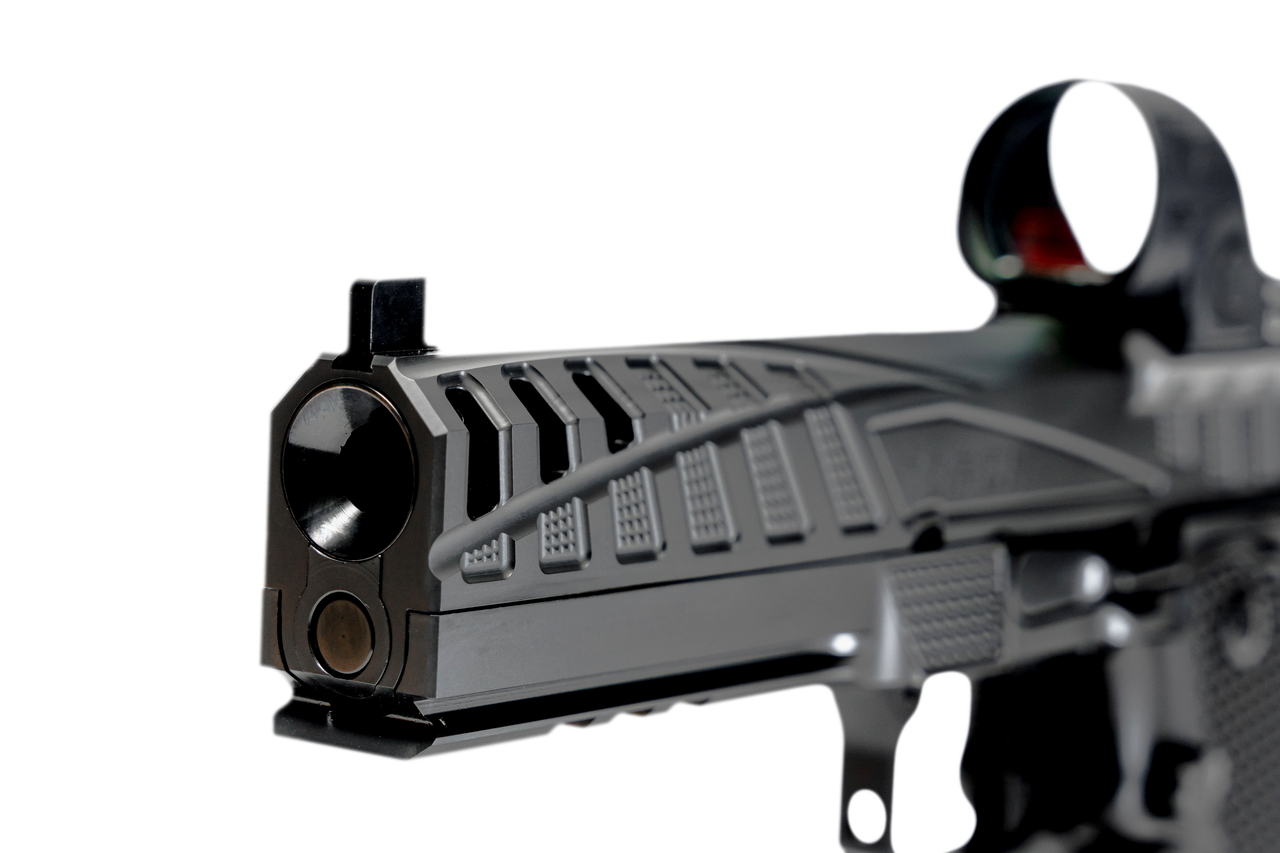 The Torch front barrel and slide detail