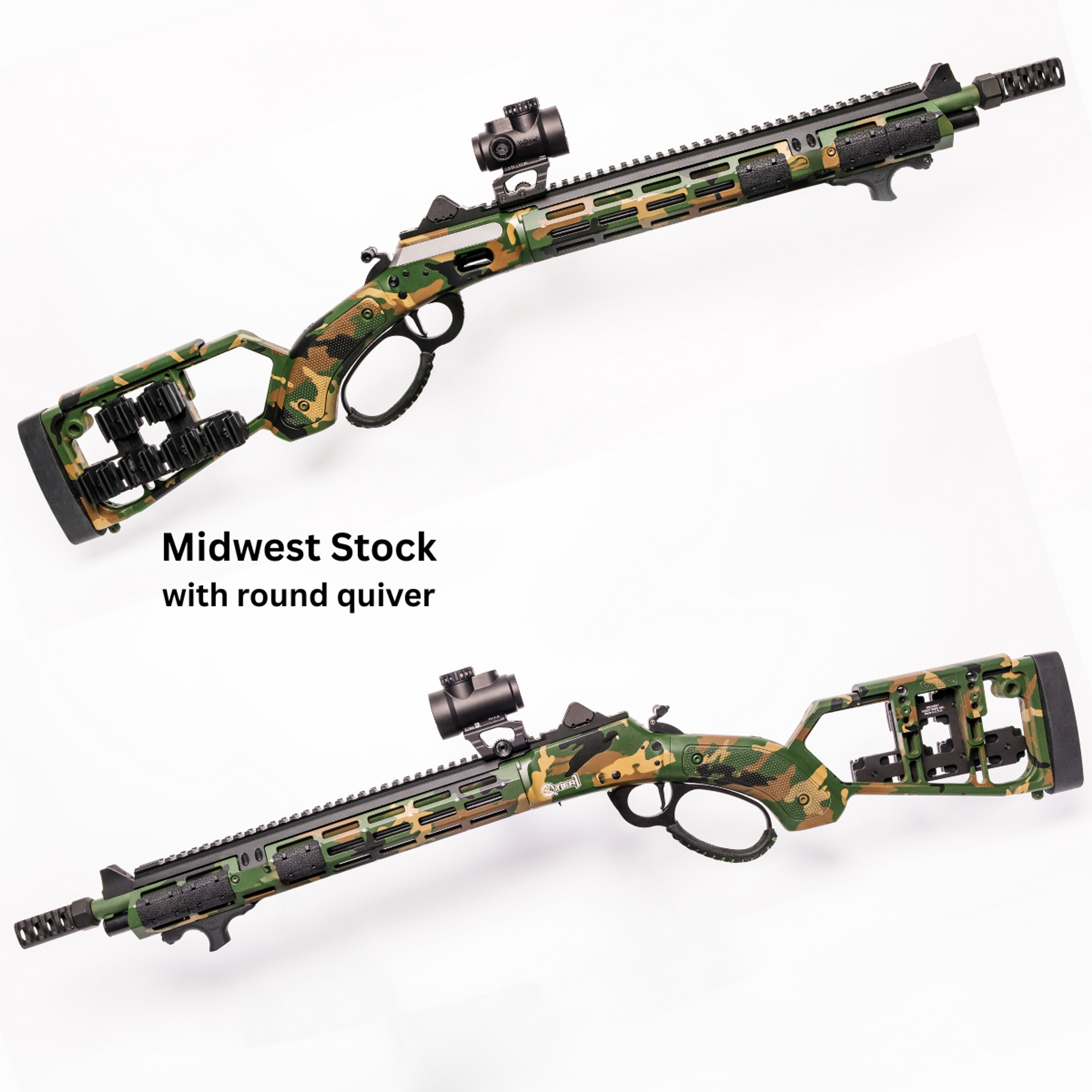 Jungle BDU Camo Cerakote - Fully decked out TAC-LEVER
