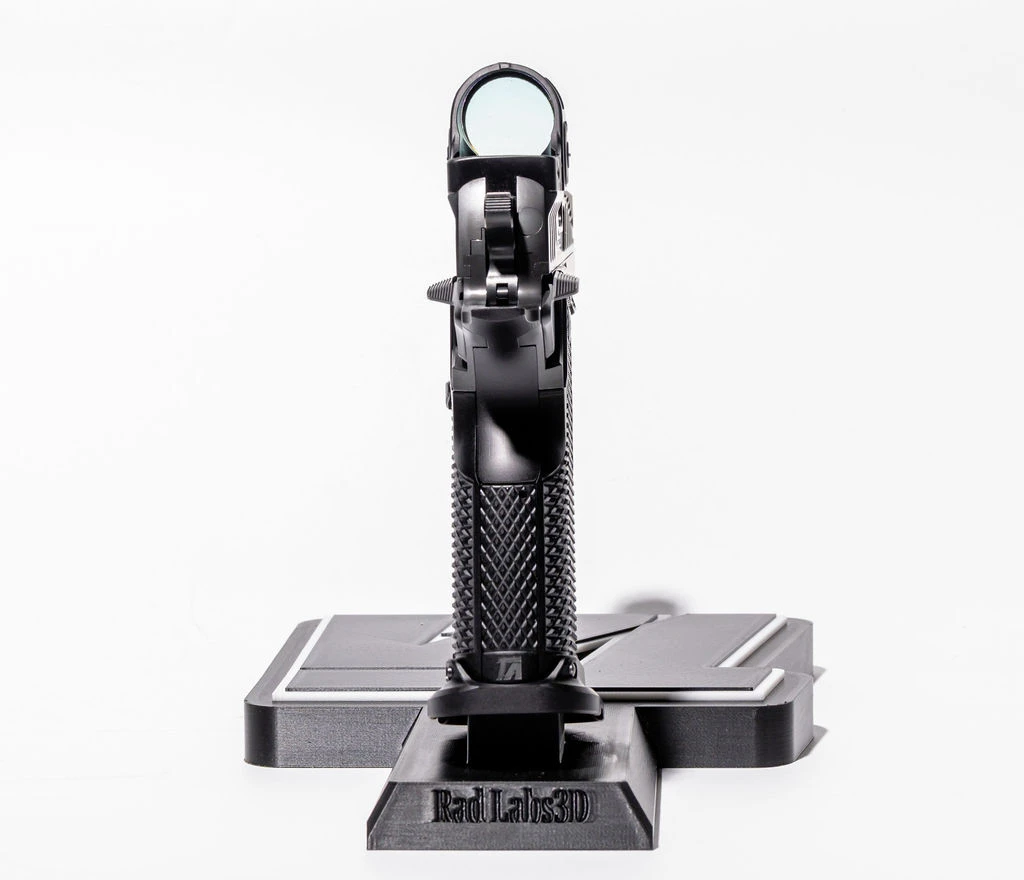 Ambidextrous safety lever and beavertail at the rear of the Torch Tactical frame.