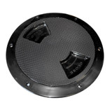 Sea-Dog Quarter-Turn Textured Deck Plate w/Internal Collar