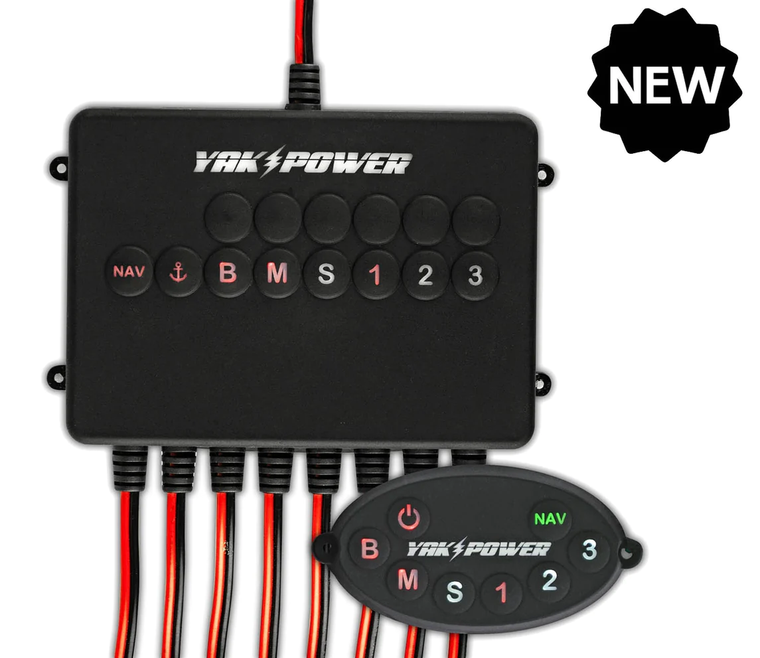 Yak Power YP-RP8R 8 Circuit Bluetooth Enabled Switching System