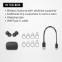 Sony LinkBuds Truly Wireless Earbud with Open-Ring with Alexa Built-in, Gray