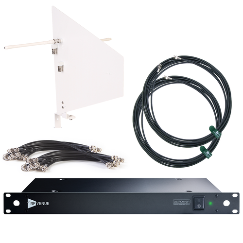 Diversity Fin Antenna Install White DISTRO9-HDR Bundle