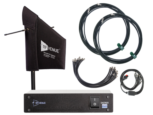 RF Venue 5 Channel Wireless Mic Pack, DFIN Antenna