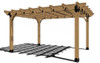OZCO Building Products Project #325 Kit -- 12x16 Vineyard Pergola in Laredo Sunset