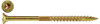 Screw Products, Inc. HDY212-1 No 10 X Heavy Duty Gold Star Interior Star Drive