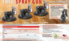 Apollo ASI Eco-5 HVLP Turbine Paint Sprayer + Spray Gun + 20 ft Hose