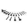 Fisch FSA-375005 Black Shark Forstner Bit 16-Piece Imperial & Metric Set + Box