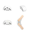 105-Degree Playwood Connector for Tool- Free Furniture Assembly - White