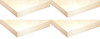 PlayWood Connector Tool-Free Modular Pop-Up 3-Cube Storage Kit w/Plywood