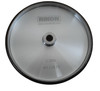 Rikon PRO Series 82-5080R CBN Grinding Wheel 80 Grit 8 inch Wheel 1-1/2 inch wide with Radius to Sharpen High Speed Steel Cutting Tools for your Woodworking Lathe