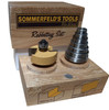 Sommerfeld tools 01013 Seven Piece Adjustable Depth Rabbiting Set for woodworking on your router table