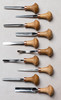 STRYI 10 piece Gravers and burins Palm carving tools set  for detailed carving of different handmade items.