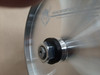 VMTW pair of 8 inch diamater 80 and 120 grit CBN Wheels and true run washers on a Rikon 8 inch Slow Speed Grinder Motor