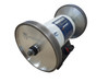 VMTW pair of 8 inch diamater 80 and 120 grit CBN Wheels and true run washers on a Rikon 8 inch Slow Speed Grinder Motor
