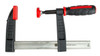 VMTW F style easy open and close steel bar clamp with cast Iron jaws  3-1/4 throat 6-3/8 open   4 pack
