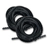 Sommerfeld's 50 Feet of Black Rubber Glass Retainer for Woodworking Glass panel Doors on Cabinets