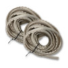 Sommerfeld's 50 Feet of Off White Rubber Glass Retainer for Woodworking Glass panel Doors on Cabinets