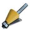 Sommerfeld Chamfer Router Bit Tool w/Bearing 22.5CA,1-1/4CD,7/8CL,2-9/16OL,1/4SH