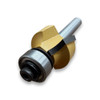 Sommerfeld Roundover Router Bit Woodworking Tool w/Bearing 3/16CR,7/8CD,1/2CL,2-3/16OL,1/4SH