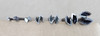 Fisch Black Shark 7pc Imperial Forstner Drill Bit Set 1/4-3/8-1/2-5/8-3/4-7/8-1