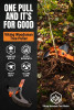 Invasive Sapling Tree Puller for Buckthorn Scotch Broom Alder Solid Steel