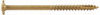 Screw Products, Inc. CCTX-14200-100 1/4-Inch X 2" Bronze Star Exterior Constr...