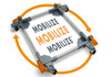 Portamate  PM-3550 Universal Mobile Base with Four Wheel Swivel Technology