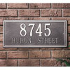 Whitehall Estate 'Double Line' Custom Two-Line Wall Address Plaque - Customize