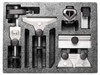 Tormek TOR-HTK706 Hand Tool Kit, Set of 6 Jigs for Sharpening w/ T-7, T-3, T-4
