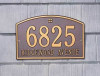 Whitehall Cape Charles Custom Two Line Wall Address Plaque - Customize!