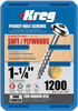Kreg SML-C125-1200 1-1/4" Washer Head #8 Zinc Pocket Hole Screws-1200 Count