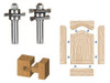 Whiteside 5990 Shaker Profile Stile & Rail Router Bit Set and 100-pk. Space Balls 3-pc. Bundle