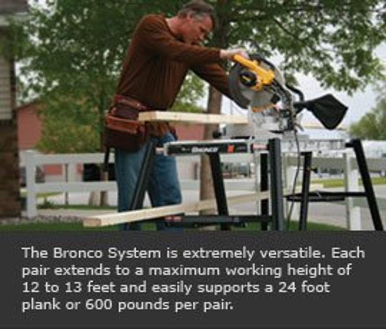 Bronco - All Terrain Scaffolding - Telescoping Sawhorse