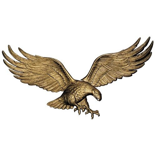 Whitehall Products Antique Brass 36'' Wall Eagle #00755