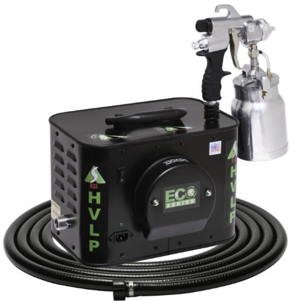 Apollo ASI Eco-5 HVLP Turbine Paint Sprayer + Spray Gun + 20 ft Hose