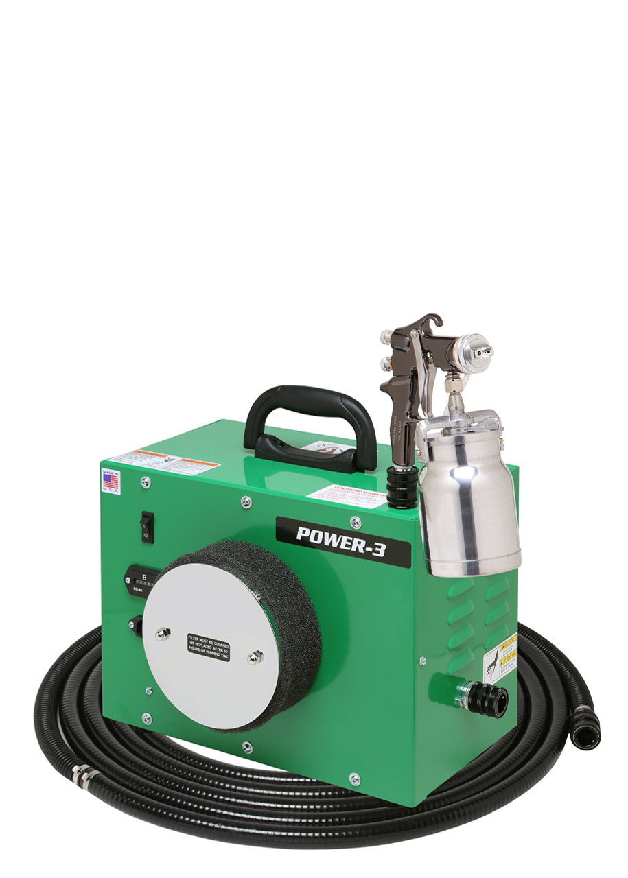 Apollo Sprayers HVLP POWER-3, 3-Stage Turbo Paint Spray System, 5510 Spray Gun & 24' Hose