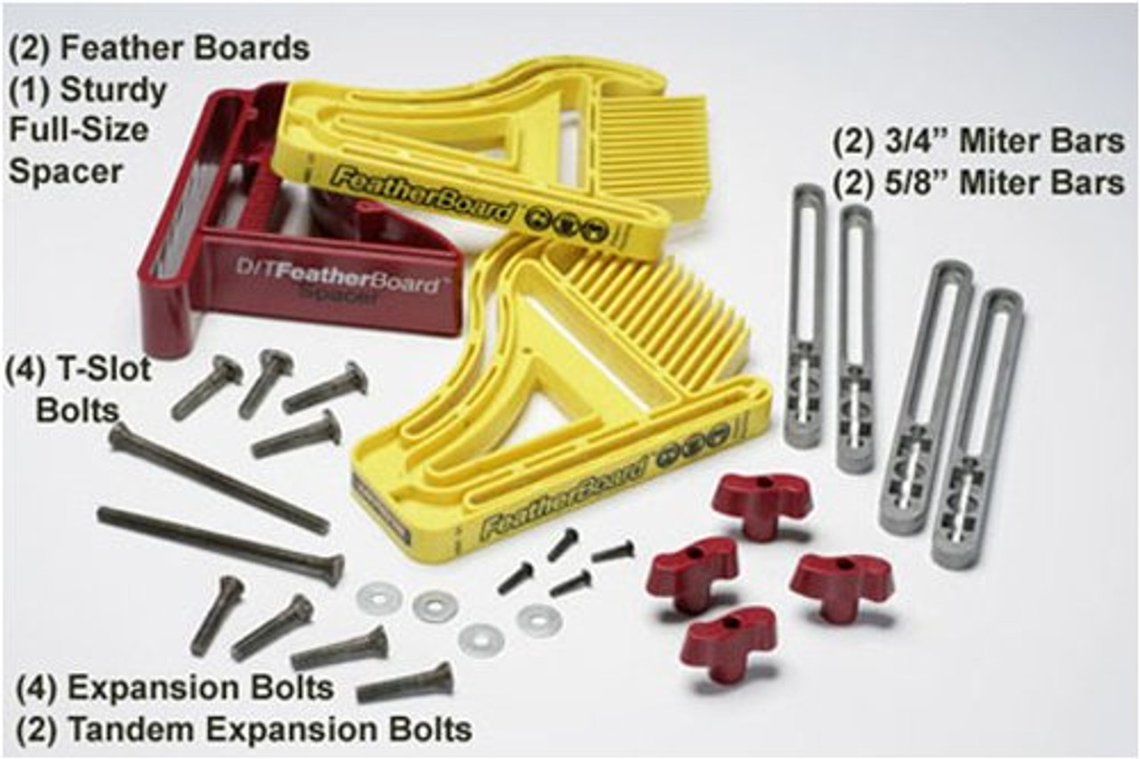 Milescraft 1407 Dual or Tandem Feather Board for Router Tables