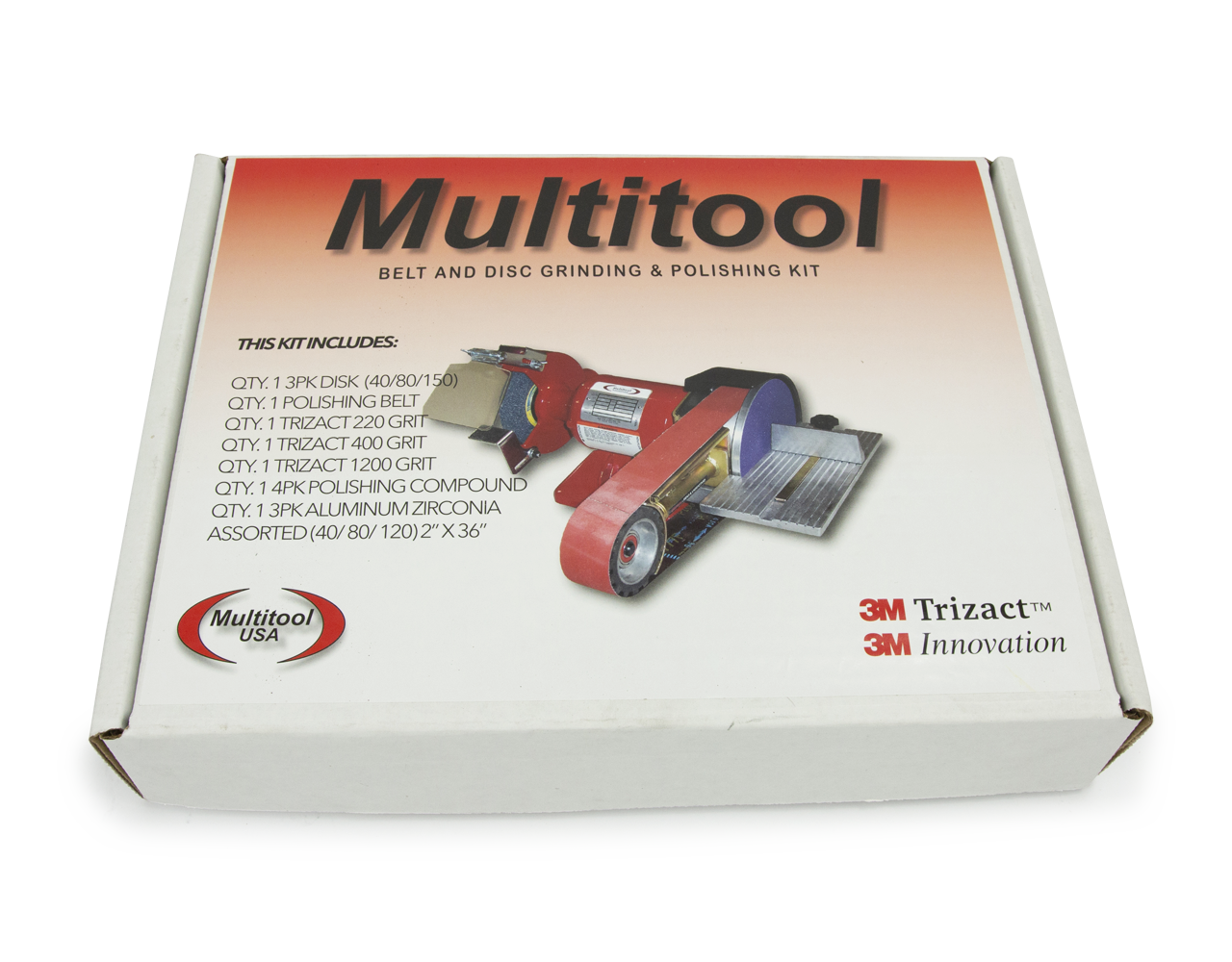 Multi Tool 2x48'' Belt Grinder Attachment, Mitre Table, Metal Belt & Disc Kit