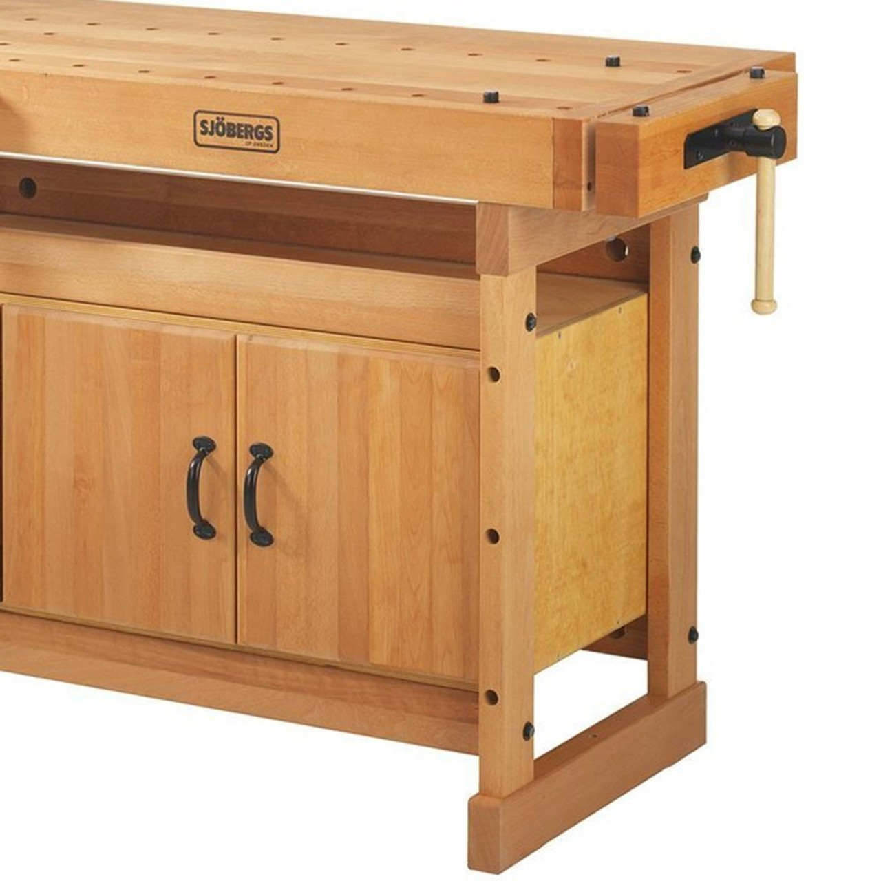 Sjobergs Scandi Plus 1425 Wood Workbench + SM03 Cabinet Combo