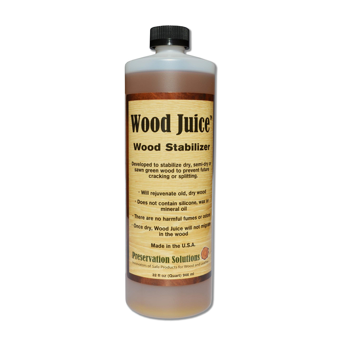 Preservation Solutions Wood Juice Wood Stabilizer, 32 Ounce
