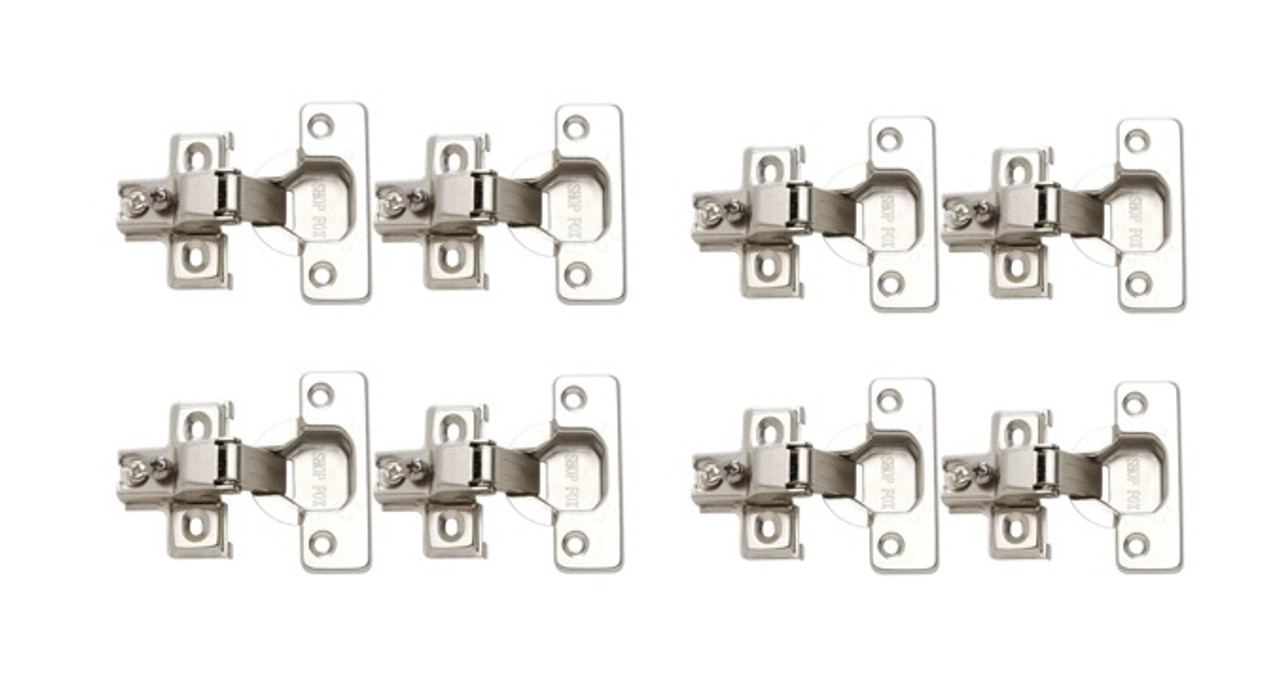 Woodstock D3139 105-Degree Face Frame Hinge-Overlay-8 Hinges